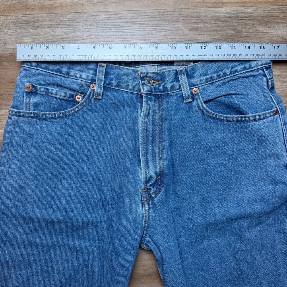 Levi's 505 Regular Fit Jeans Mens 34x29 Blue Straight Leg Denim New Deadstock